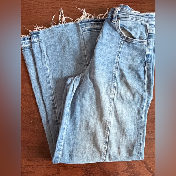 Flying Monkey High Rise Wide Leg Front Seam Jeans F5374M size 28 - Picture 6 of 6